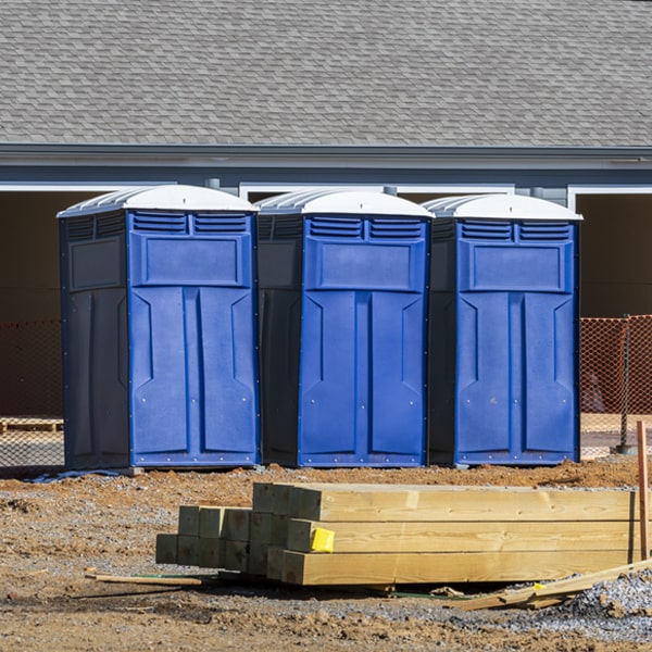 are there any restrictions on where i can place the portable toilets during my rental period in Barbourmeade Kentucky